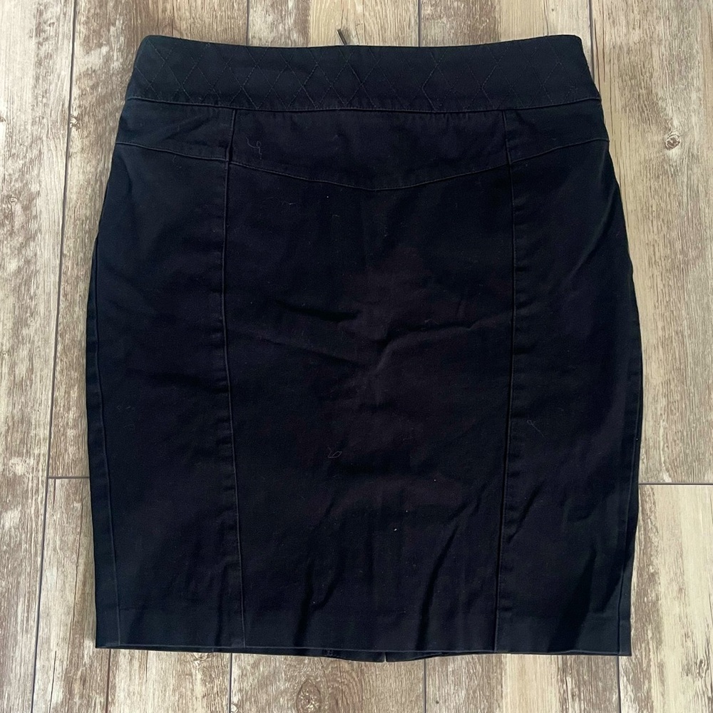 Dynamite Short Black Pencil Skirt